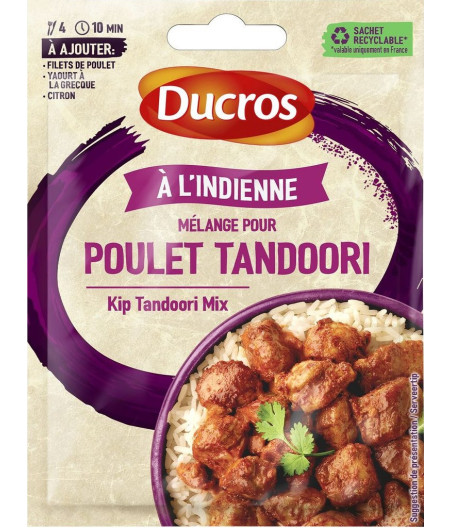 MELANGE MALIN POULET TANDOORI DUCROS 20G