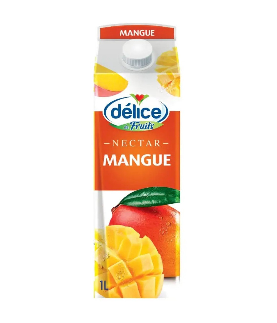 JUS DE FRUITS A LA MANGUE DELICE DE FRUIT NECTAR 1L