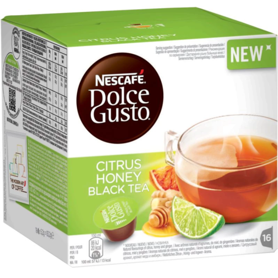 DOSETTES DE CAFE NESCAFE DOLCE GUSTO THE CITRON X16 83.2G