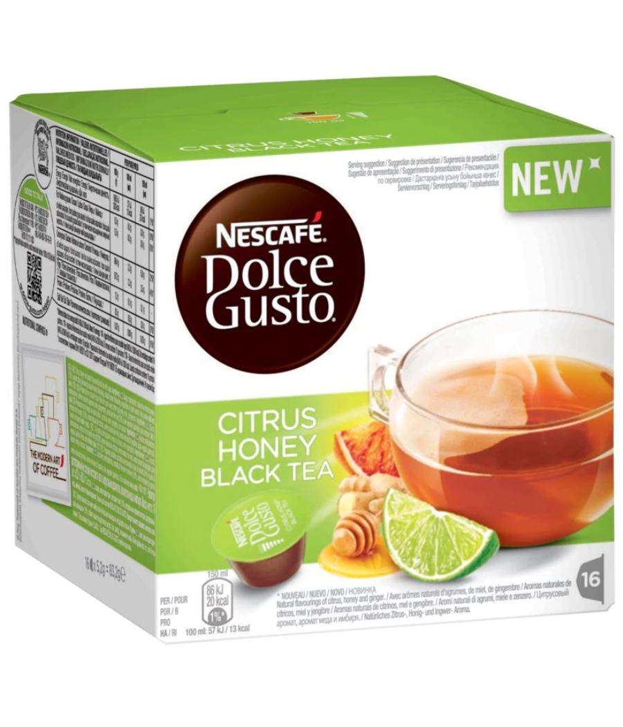 DOSETTES DE CAFE NESCAFE DOLCE GUSTO THE CITRON X16 83.2G