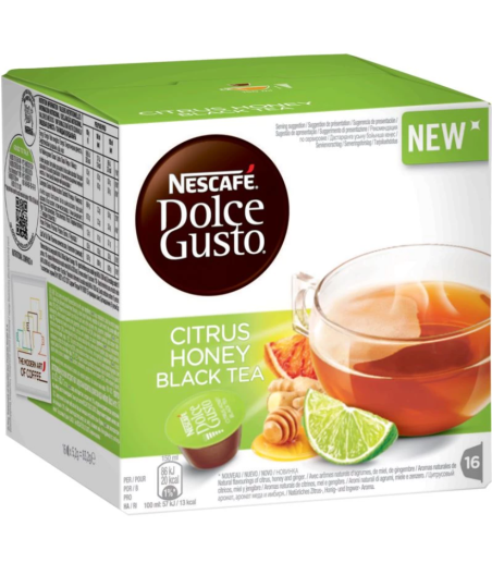 DOSETTES DE CAFE NESCAFE DOLCE GUSTO THE CITRON X16 83.2G