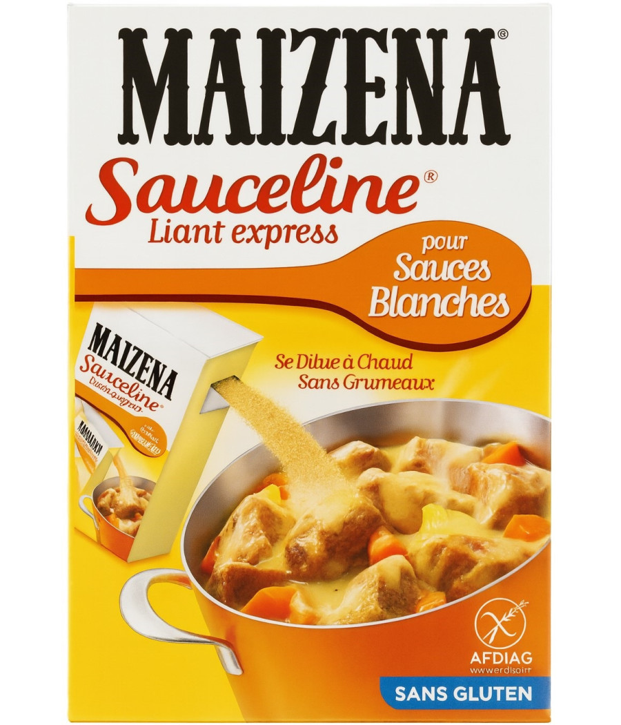 SAUCELINE LIANT EXPRESS POUR SAUCES BLANCHES MAIZENA 250G