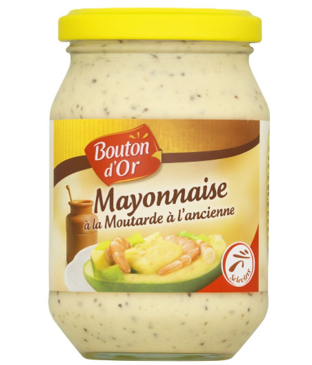 MAYONNAISE BOUTON D'OR À LA MOUTARDE À L'ANCIENNE 235G