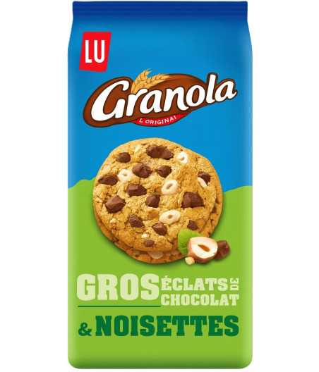 COOKIES GRANOLA CHOCOLAT & NOISETTES LU 184G