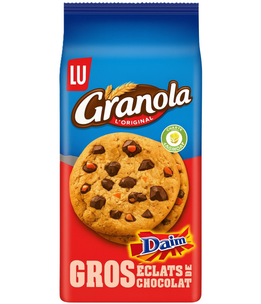 COOKIES AUX GROS ECLATS DE CHOCOLAT ET DE DAIM GRANOLA LU 184G