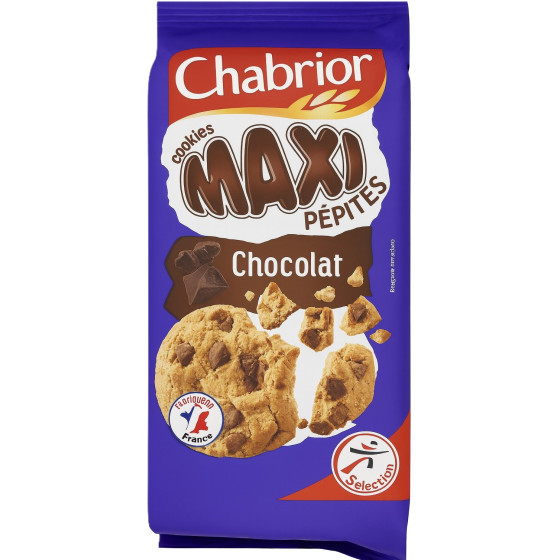 COOKIES MAXI PEPITES CHOCOLAT CHABRIOR 184G