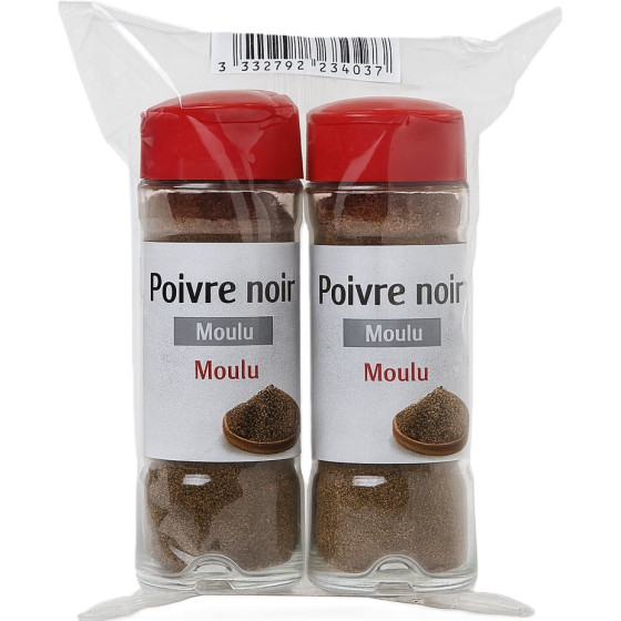 POIVRE NOIR MOULU 36G