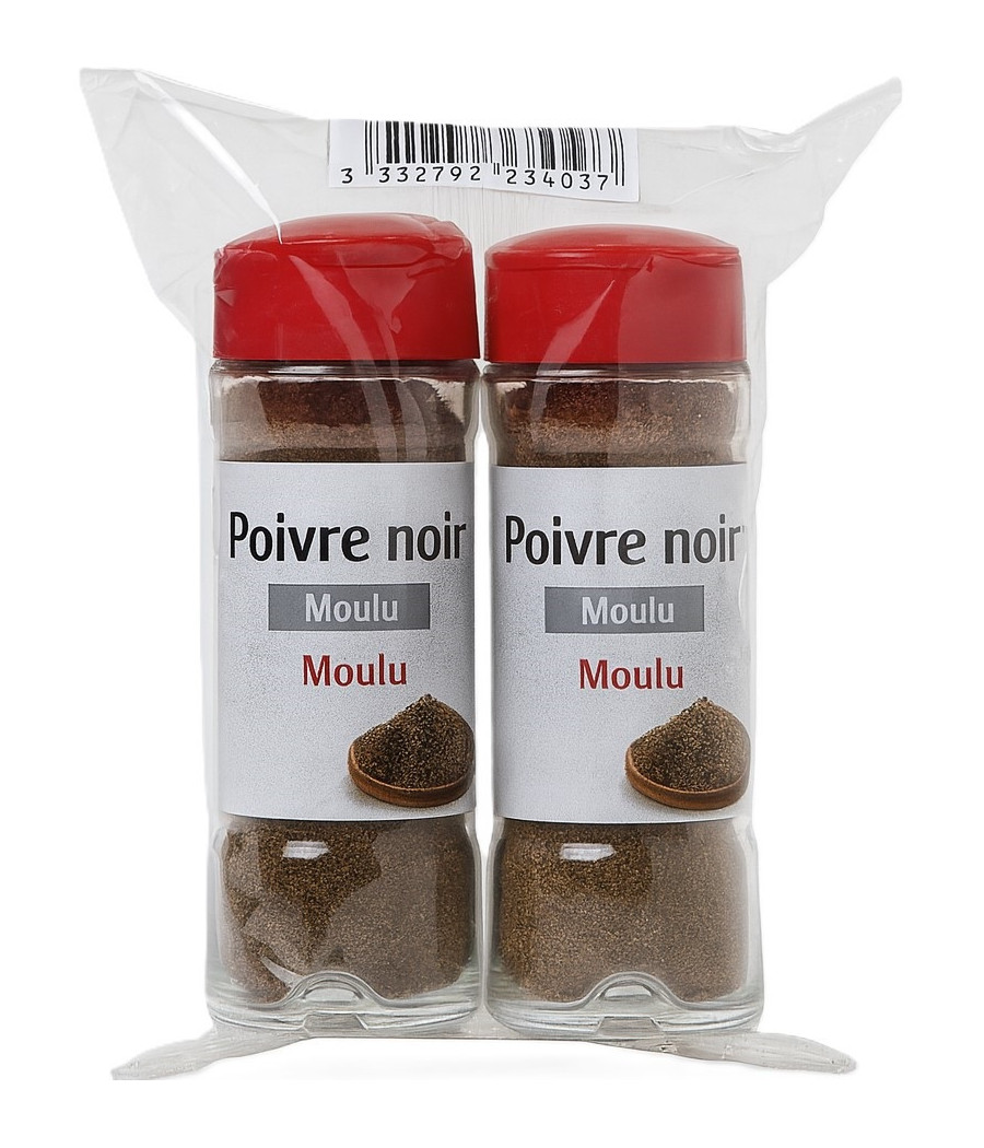 POIVRE NOIR MOULU 36G