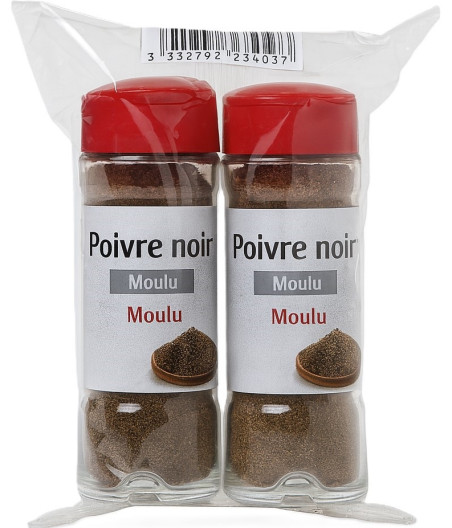 POIVRE NOIR MOULU 36G