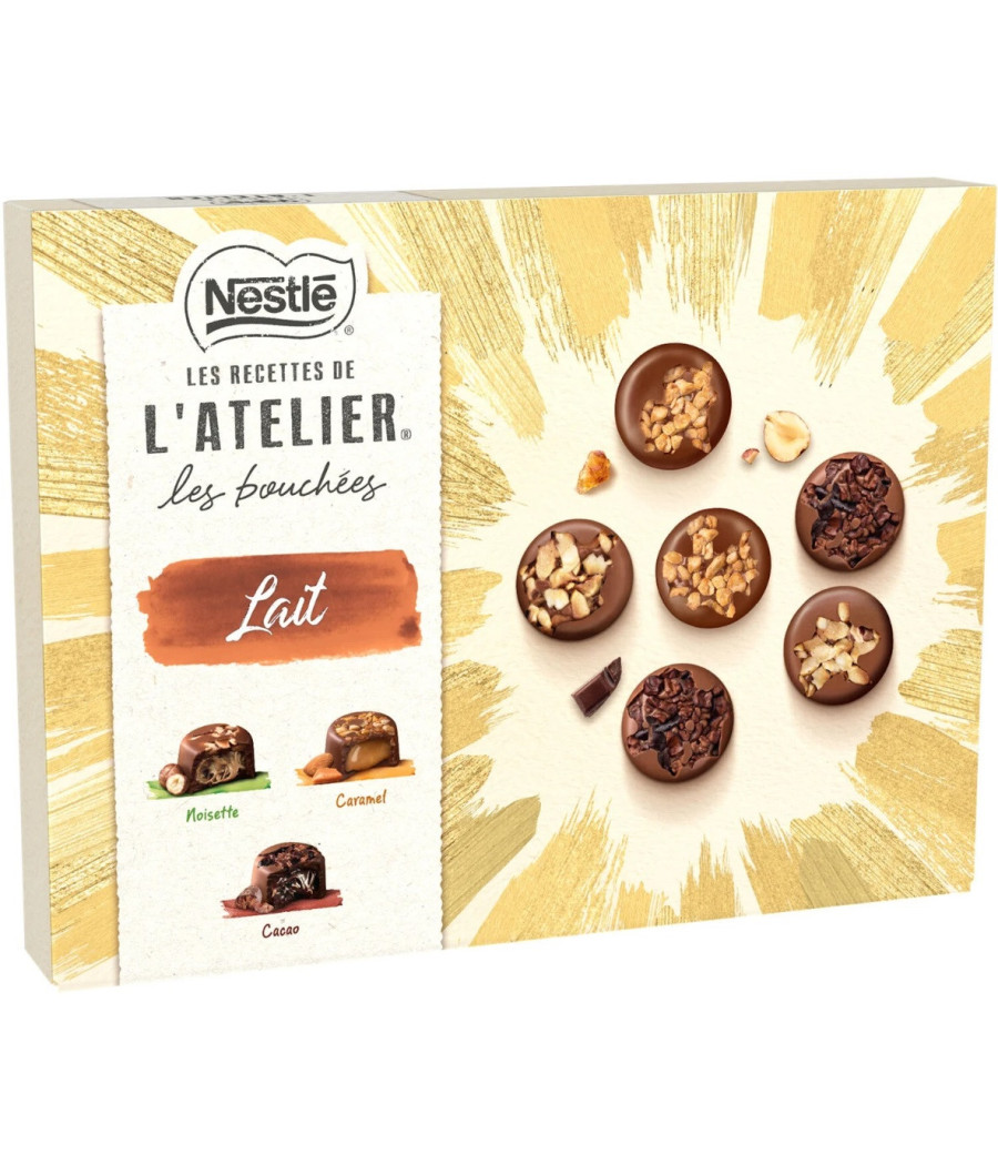 CHOCOLAT NESTLE LES BOUCHEES LAIT L'ATELIER