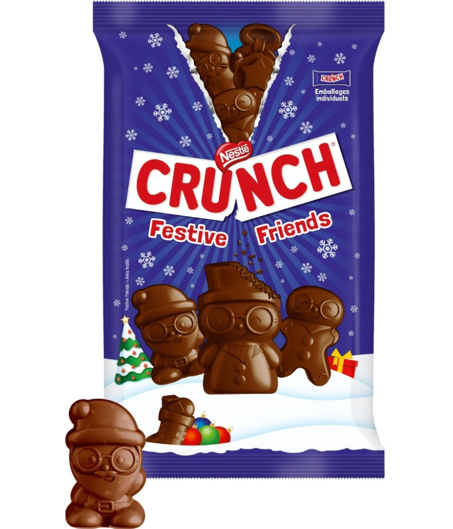 MINI FIGURINES NOEL CHOCOLAT CRUNCH 144G
