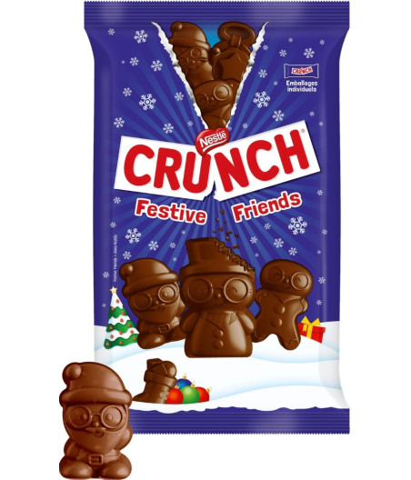 MINI FIGURINES NOEL CHOCOLAT CRUNCH 144G