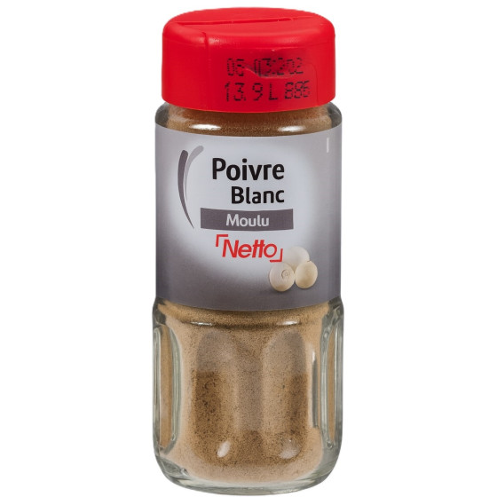 POIVRE BLANC MOULU NETTO 48G