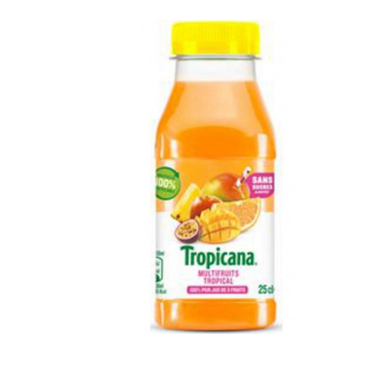 JUS DE FRUITS MULTIFRUITS TROPICAL 25cL