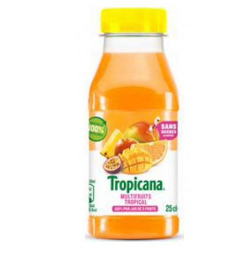 JUS DE FRUITS MULTIFRUITS TROPICAL 25cL