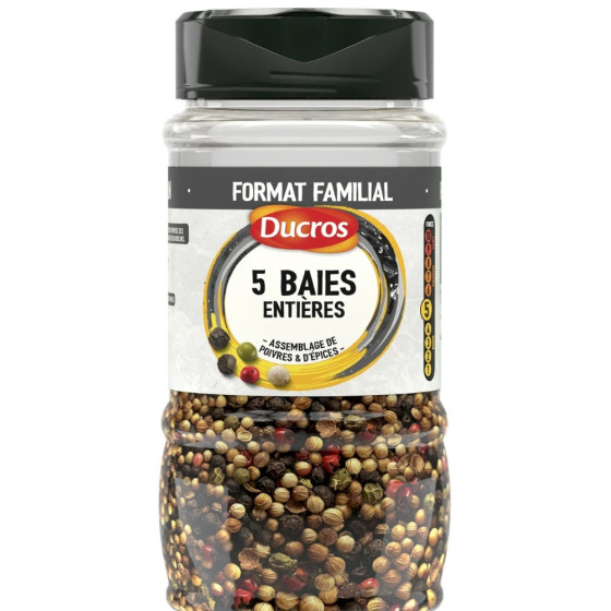 MELANGE DE 5 BAIES ENTIERES DUCROS 190G
