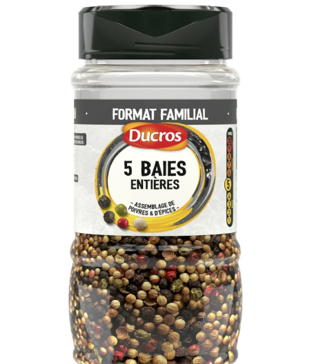 MELANGE DE 5 BAIES ENTIERES DUCROS 190G