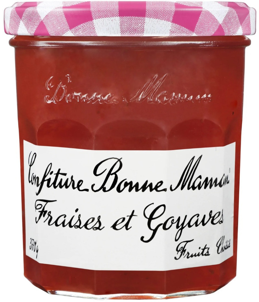 CONFITURE A LA FRAISES ET AU GOYAVES BONNE MAMAN 370G