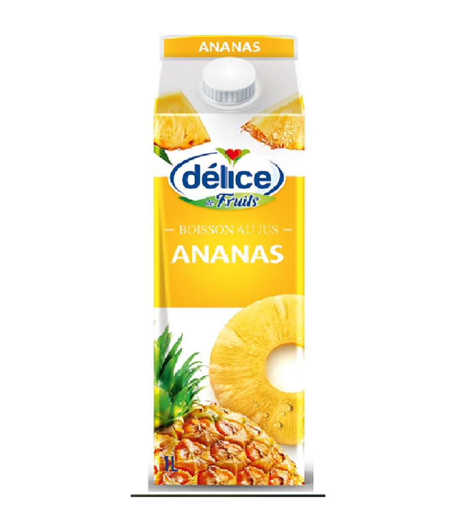 JUS DE FRUITS DELICE FRUITS ANANAS 1L
