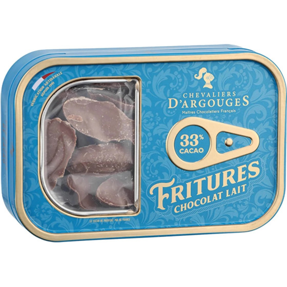 FRITURES CHOCOLAT LAIT CHEVALIERS D'ARGOUGES 90G