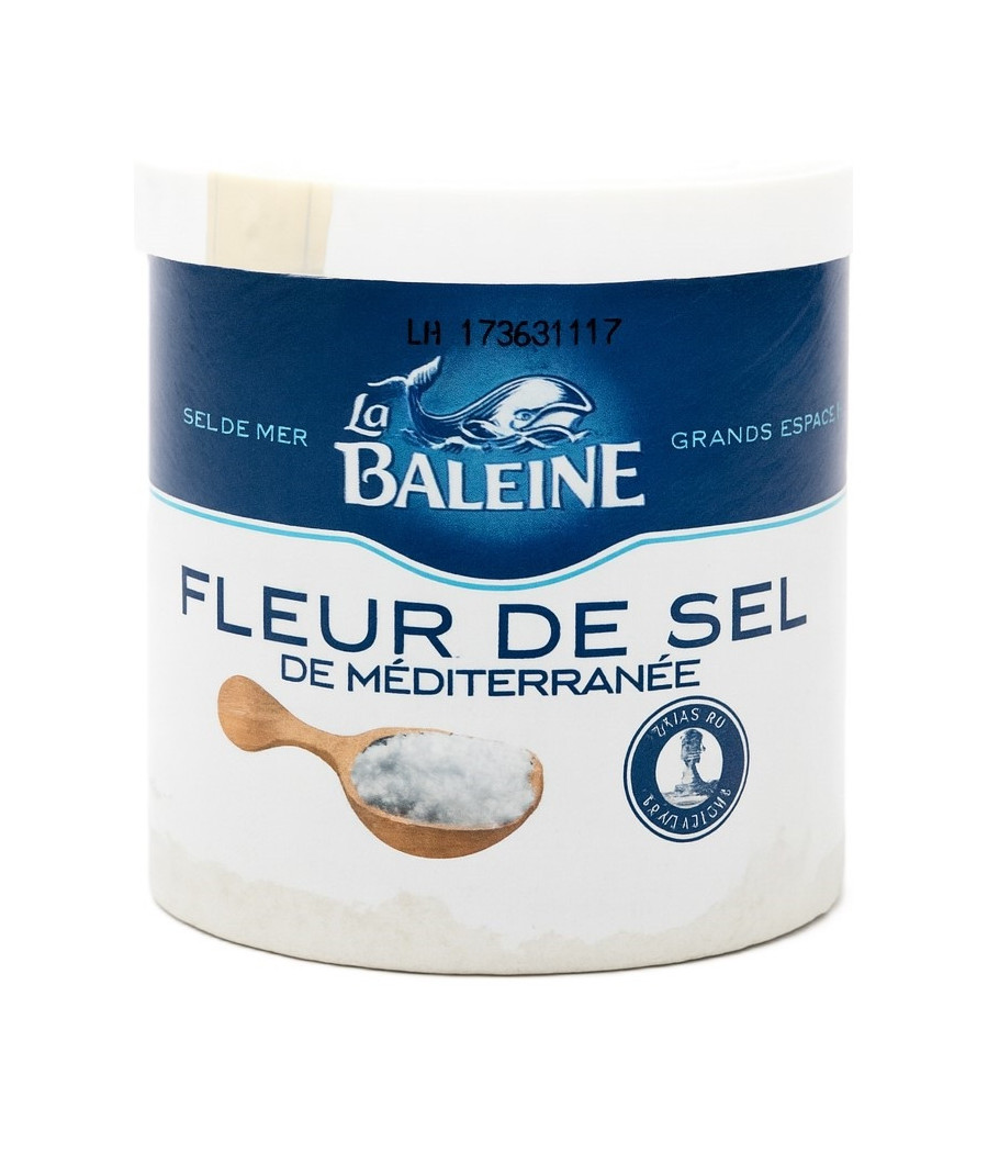 FLEUR DE SEL DE MEDITERRANEE LA BALEINE  125G