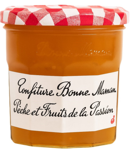 CONFITURE PECHE ET FRUITS DE LA PASSION BONNE MAMAN 370G