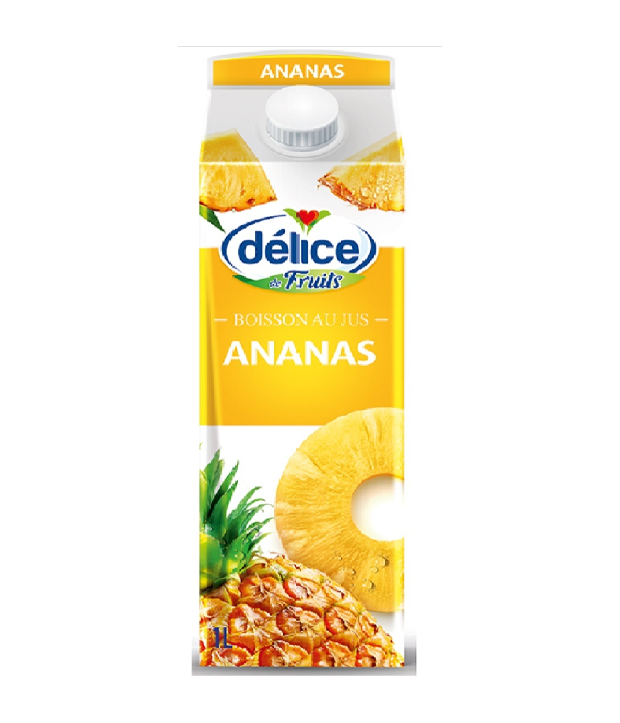 JUS DE FRUITS DELICE FRUITS ANANAS 1L