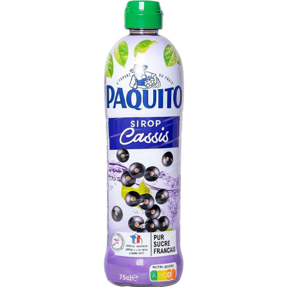 SIROP DE CASSIS PAQUITO 75Cl