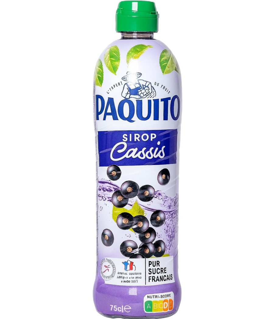 SIROP DE CASSIS PAQUITO 75Cl