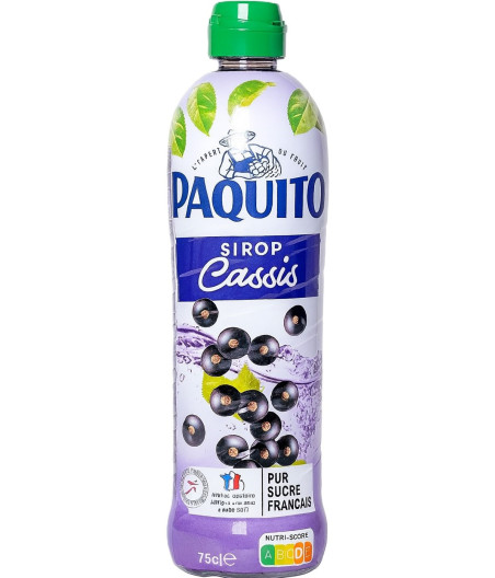 SIROP DE CASSIS PAQUITO 75Cl
