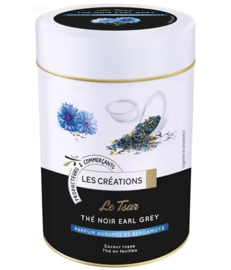 LE TSAR THE NOIR EARLY GREY COTTERLEY 100G