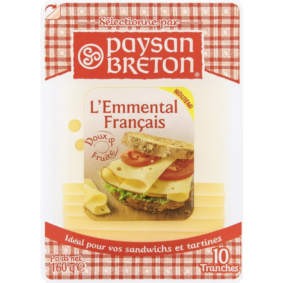 L'EMMENTAL FRANCAIS PAYSAN BRETON 160G