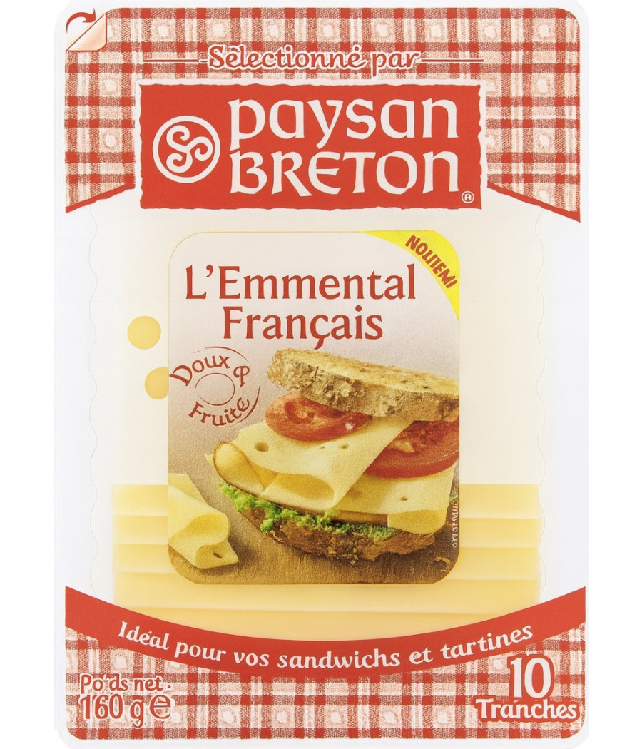 L'EMMENTAL FRANCAIS PAYSAN BRETON 160G