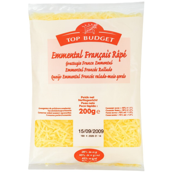 EMMENTAL FRANCAIS RAPE TOP BUDGET 200G