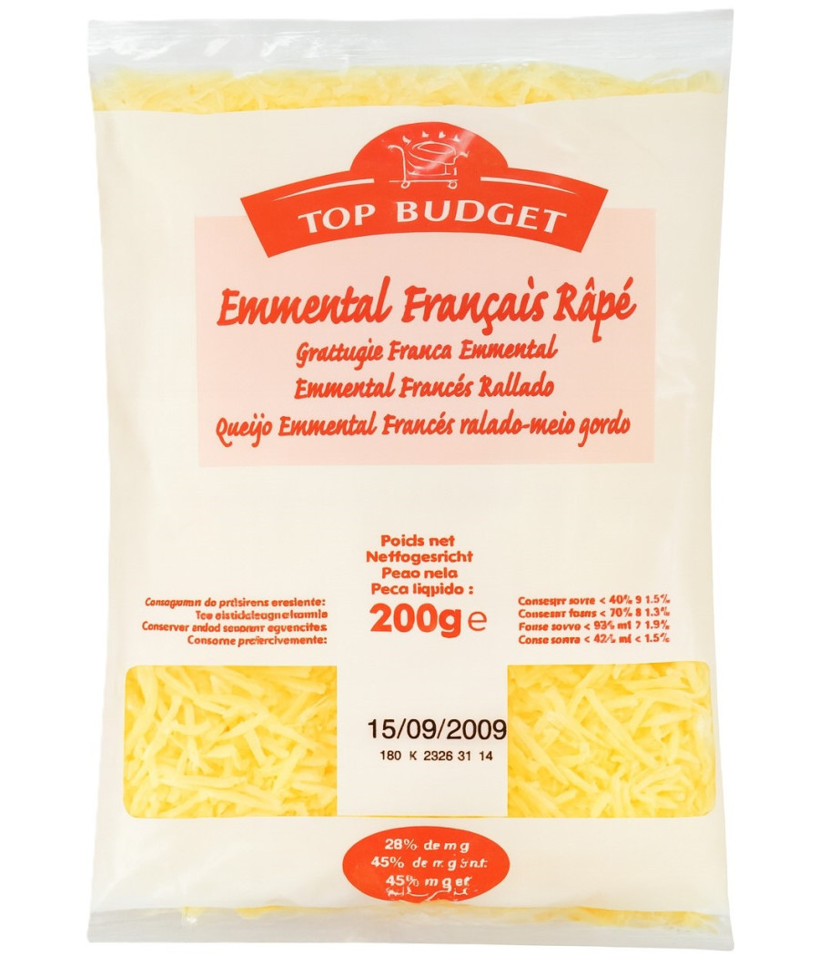 EMMENTAL FRANCAIS RAPE TOP BUDGET 200G