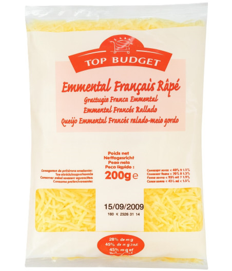 EMMENTAL FRANCAIS RAPE TOP BUDGET 200G
