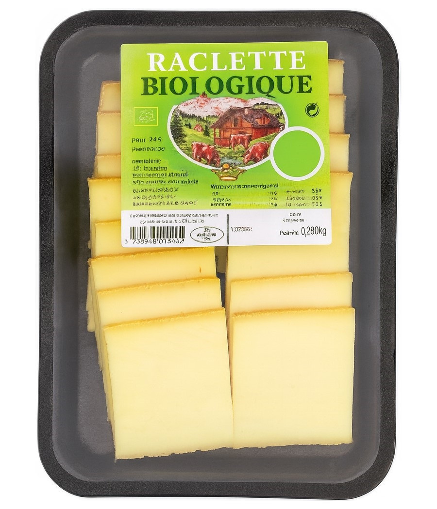 FROMAGE A RACLETTE BIOLOGIQUE 350G