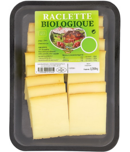 FROMAGE A RACLETTE BIOLOGIQUE 350G