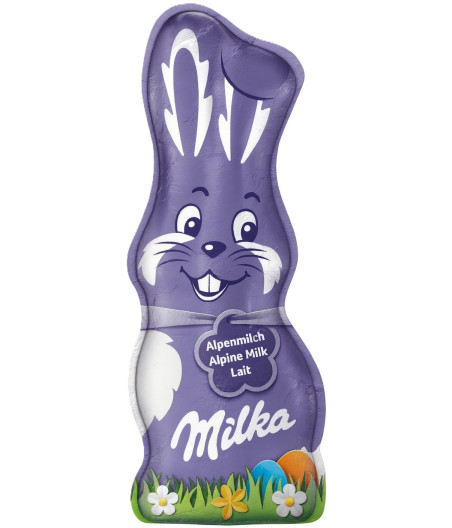CHOCOLAT AU LAIT MOULAGE LAPIN MILKA 90G