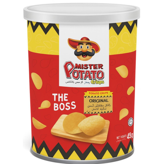 CHIPS CRISPS ORIAINAL MISTER POTATO 45G