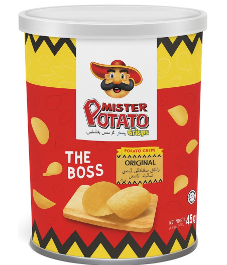CHIPS CRISPS ORIAINAL MISTER POTATO 45G