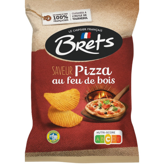 CHIPS SAVEUR PIZZA AU FEU DE BOIS BRETS 125G