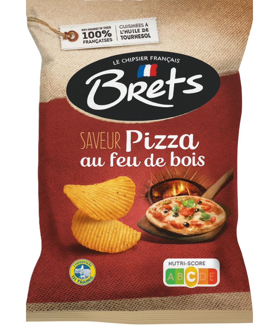 CHIPS SAVEUR PIZZA AU FEU DE BOIS BRETS 125G