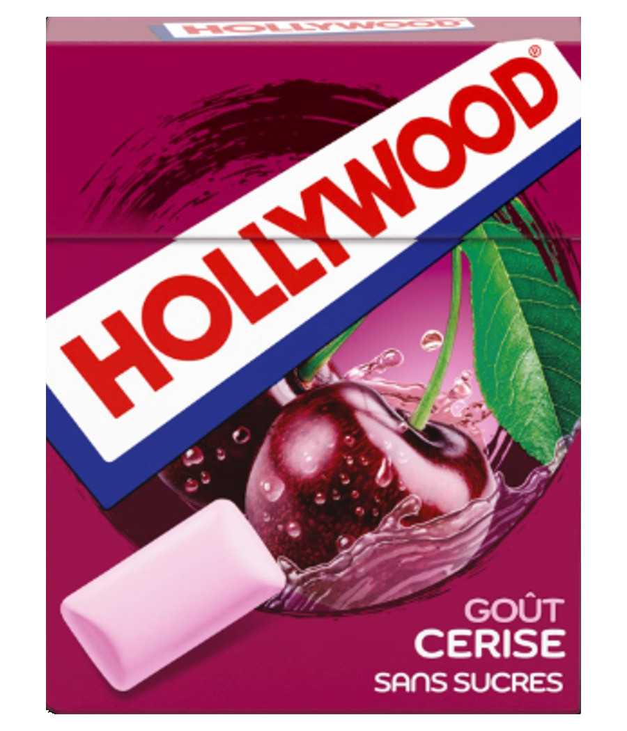 CHEWING-GUM CHERRY HOLLYWOOD 14G