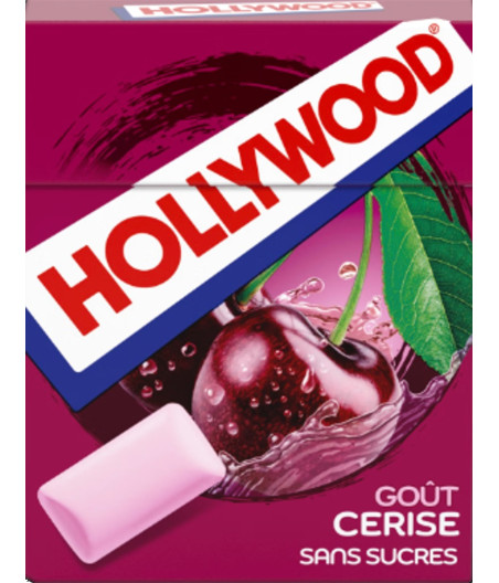 CHEWING-GUM CHERRY HOLLYWOOD 14G