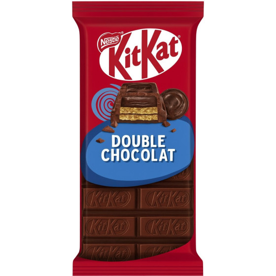 TABLETTE DOUBLE CHOCOLAT KITKAT NESTLE 99G