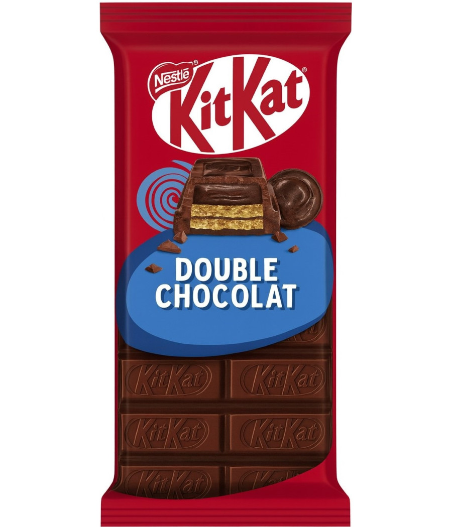 KITKAT TABLETTE DOUBLE CHOCOLAT NESTLE 99G