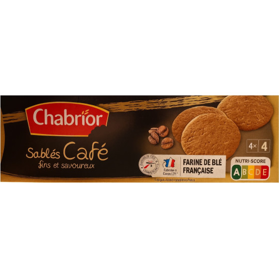 SABLES CAFE FINS ET SAVOUREUX CHABRIOR 120G