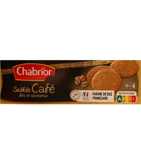SABLES CAFE FINS ET SAVOUREUX CHABRIOR 120G