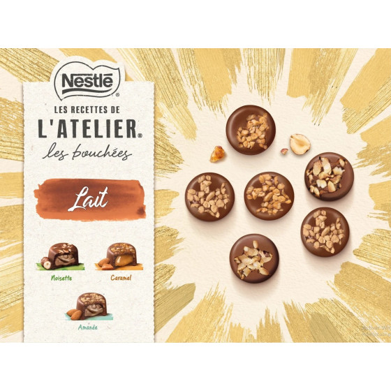 LES BOUCHEES AU LAIT LES RECETTES DE L'ATELIER NESTLE 189G